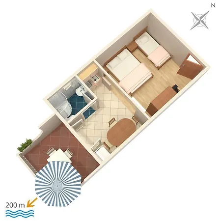 Appartement With A Parking Space - 5246 Omiš